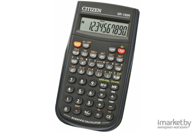 Калькулятор Citizen SR-135N черный