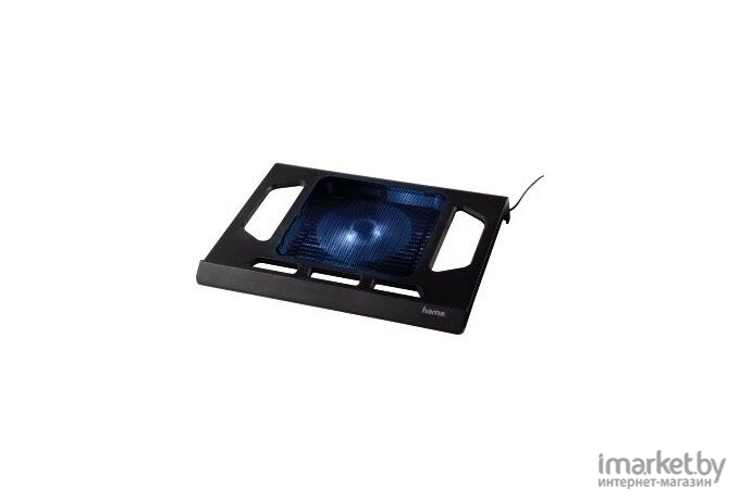 Подставка для ноутбука Hama Black Edition 17.3 пластик черный [00053070]