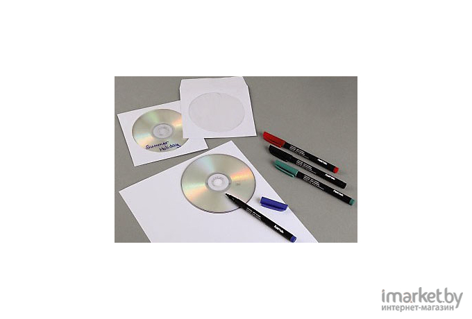 Маркер текстовый Hama H-51195 набор маркеров для CD/DVD 4 цвета [00051195]