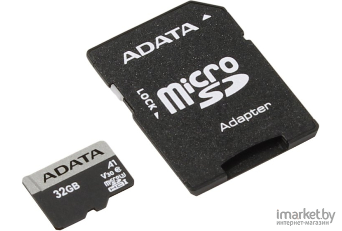 Карта памяти A-Data MICRO SDHC 32GB [AUSDH32GUICL10A1-RA1]