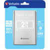 Внешний жесткий диск Verbatim Store N Gо Gen2 2TB серебристый [53198]