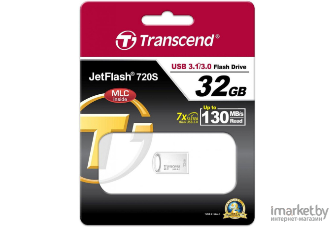 Usb flash Transcend JetFlash 720S 32GB Silver [TS32GJF720S]