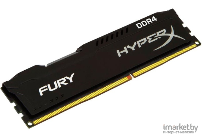 Оперативная память Kingston HyperX Fury 8GB 3466MHz DDR4 DIMM Black [HX434C16FB3/8]