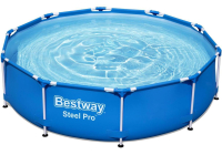 Каркасный бассейн Bestway Steel Pro 56679 305x76 +фильтр-насос