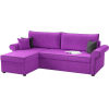 Угловой диван Mebelico Милфорд 91 левый 59554 микровельвет фиолетовый