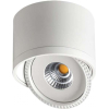 Накладной светильник Novotech 357583 NT18 145 белый Накладной светильник IP20 LED 3000K 7W 85-265V GESSO
