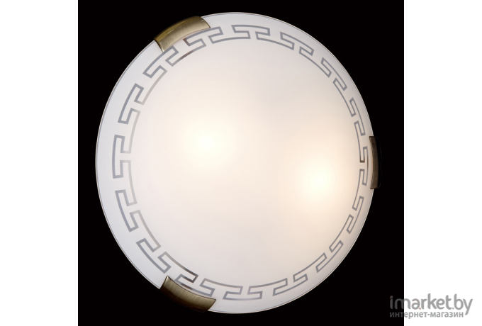 Потолочный светильник Sonex 261 SN 098 св-к GRECA стекло E27 2*100Вт D400