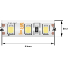  SWG Лента светодиодная стандарт 2835, 120 LED/м, 9,6 Вт/м, 12В , IP65, Цвет: Теплый белый [SWG2120-12-9.6-WW-65]
