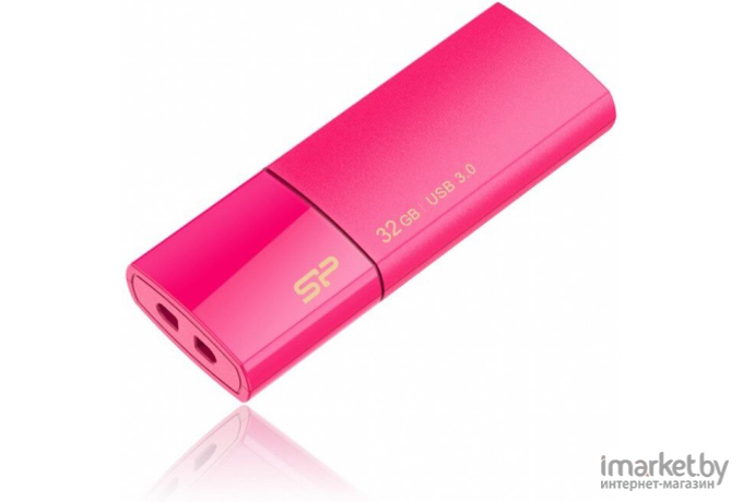 Usb flash Silicon-Power 32Gb Blaze B05 3.0 розовый [SP032GBUF3B05V1H]