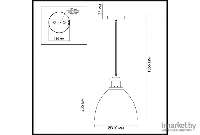 Потолочный подвесной светильник Odeon Light ODL17 246 Подвес E27 60W 220V Viola никель/черный [3321/1]