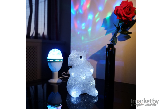 Новогоднее украшение Neon-night Светодиодная фигура 3D Белка [513-341]
