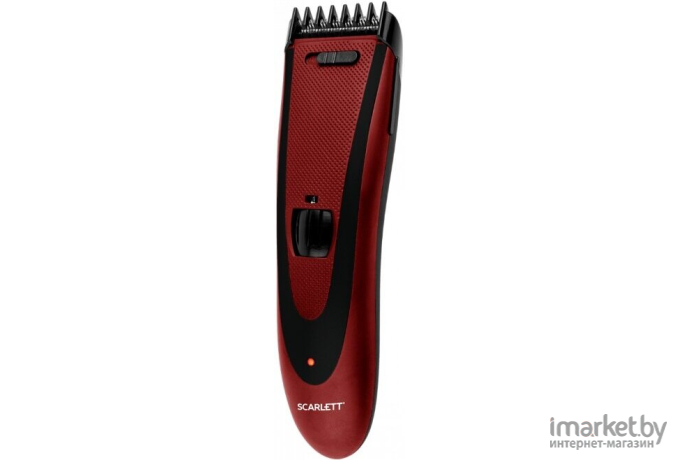 Машинка для стрижки волос Scarlett SC-HC63C69 красный/черный