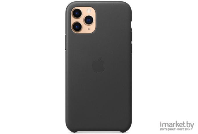 Чехол для телефона Apple Leather Case iPhone 11 Pro Black [MWYE2ZM/A]