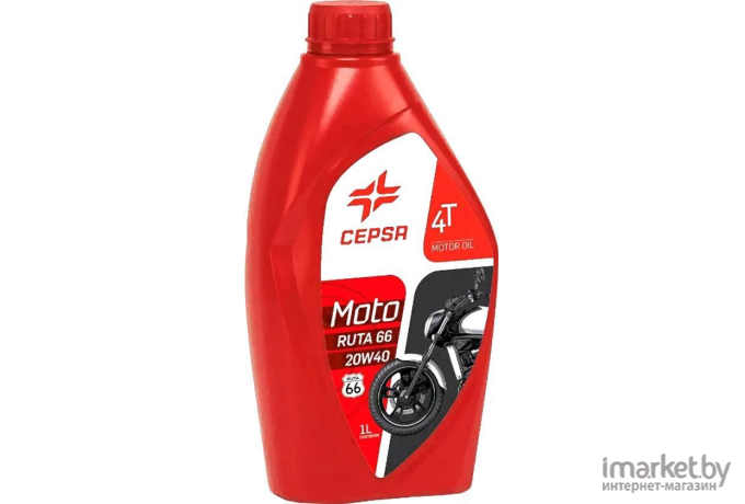 Моторное масло Cepsa Moto 4T Ruta 66 20W40 1л [514244191]