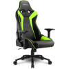 Игровое кресло Sharkoon Elbrus 3 черный/зеленый
