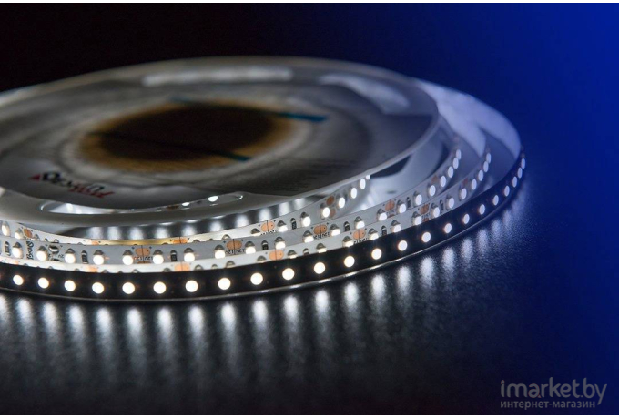 Светодиодная лента DesignLed Лента светодиодная LUX, 3528, 120 LED/м, 9,6 Вт/м, 12В, IP33, Холодный белый (6000K) [DSG3120-12-W-33]