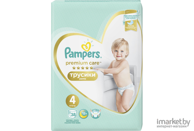 Детские подгузники Pampers Premium Care 4 Maxi 38шт