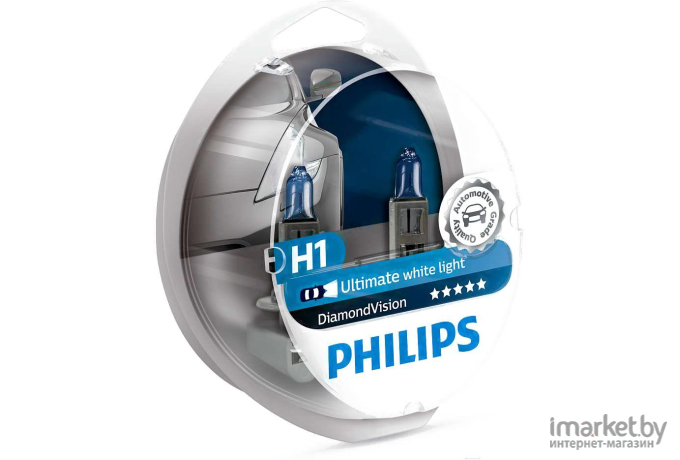 Комплект автомобильных ламп Philips H1 12258DVS2 2шт