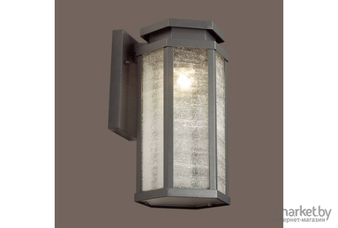 Уличный настенный светильник Odeon Light ODL18 71 темно-серый/белый [4048/1W]
