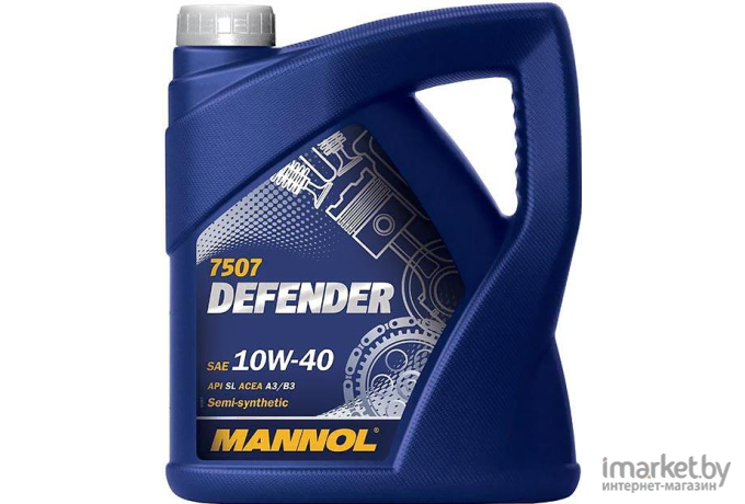 Моторное масло Mannol 10W40 SL 5л [MN7507-5]