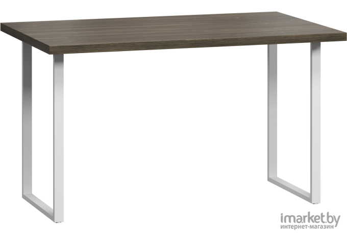 Обеденный стол Loftyhome Лондейл 1 серый с белым основанием [ld050106]