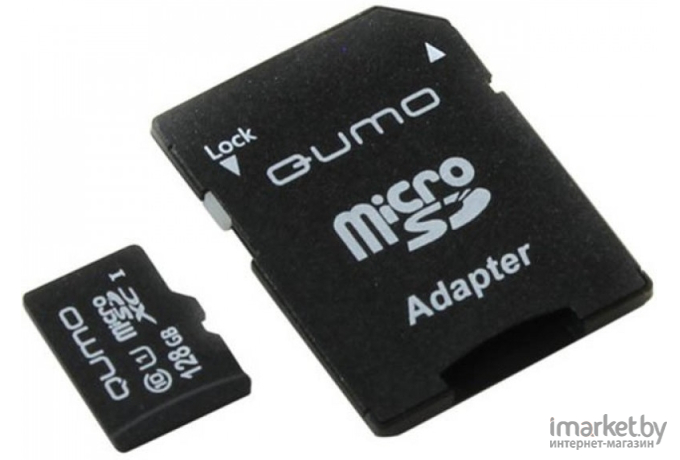 Карта памяти QUMO Micro SecureDigital 128Gb [QM128GMICSDXC10U3]