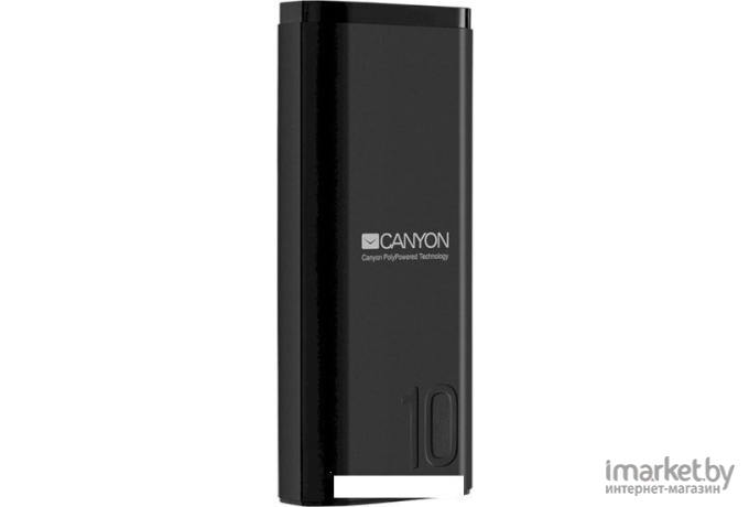 Портативное зарядное устройство Canyon Power bank 10000mAh Black [CNE-CPB010B]