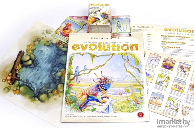 Настольная игра Правильные игры Эволюция. Естественный отбор 13-03-01