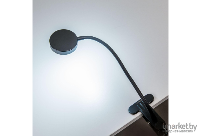 Настольная лампа Citilux Ньютон LED 7W*4000K, на клипсе черный [CL803071N]