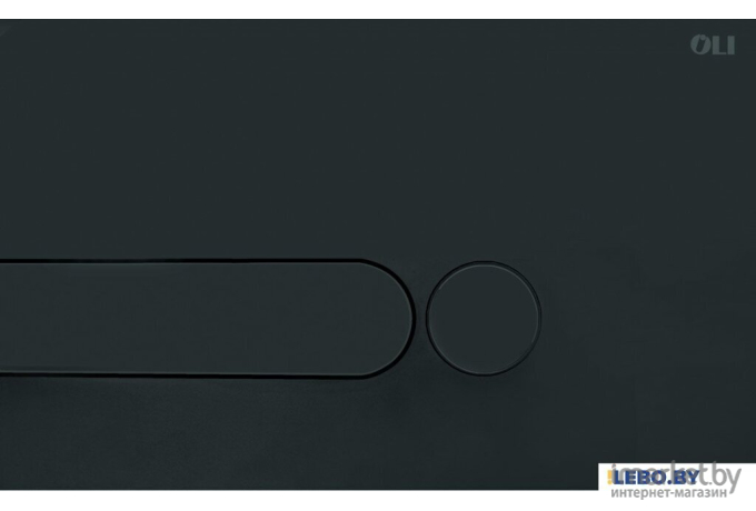 Система управления смывом OLI Iplate черный soft-touch