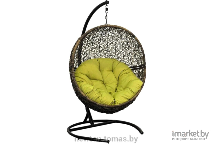 Подвесное кресло Мебель Импэкс Lunar Coffe 175 черный/зеленый
