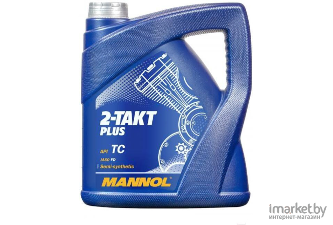 Моторное масло Mannol 2-Takt Plus TC 4л