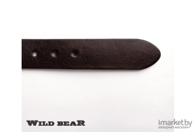 Ремень WILD BEAR RM-004f Premium в деревянном футляре Brown