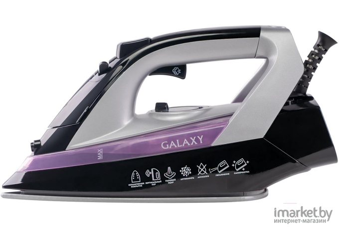 Утюг Galaxy GL 6128 серый/фиолетовый (ГЛ6128Л)
