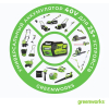 Газонокосилка аккумуляторная Greenworks G40LM35K2