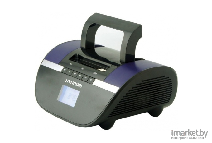 Портативная аудиосистема Hyundai H-PAS220 черный/синий