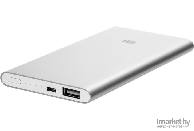 Портативный аккумулятор Powerbank Xiaomi Power Bank 2 Li-Ion 5000mAh серебристый