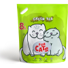 Пеленка, туалет для животных For cats силикагелевый с ароматом зеленого чая 8 л
