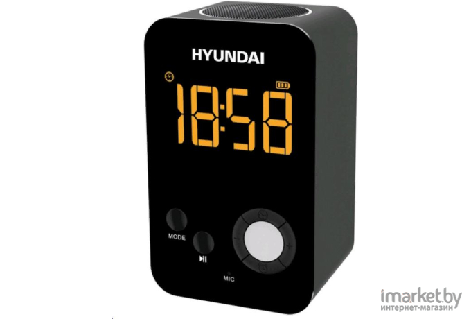 Электронные и радиочасы Hyundai H-RCL300 черный