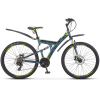 Велосипед Stels Focus MD 27.5 21-SP V010 рама 19 дюймов синий/неоновый-красный [LU089832,LU083834]