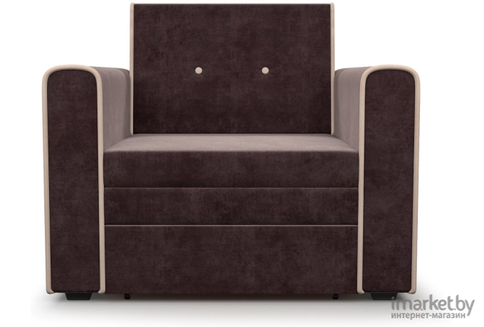 Кресло-кровать Mebel-Ars Санта кордрой коричневый