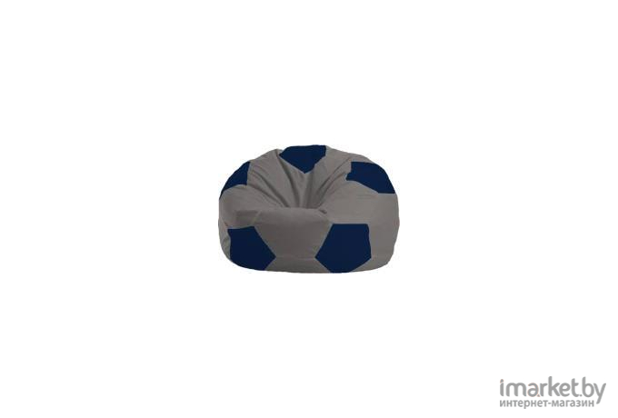 Кресло-мешок Flagman Мяч Стандарт М1.1-347 серый/темно-синий
