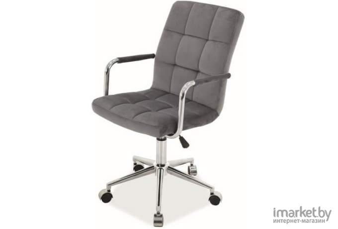 Офисное кресло Signal Q-022 VELVET серый