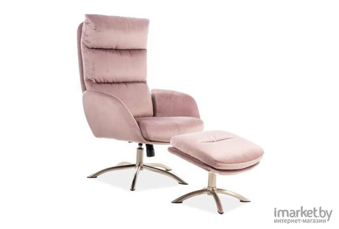 Кресло Signal Комплект MONROE VELVET BLUVEL 52 античный розовый
