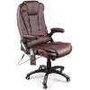 Офисное кресло Calviano Veroni 53 с массажем коричневый