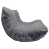 Бескаркасное кресло Loftyhome Кокон XL рогожка серый