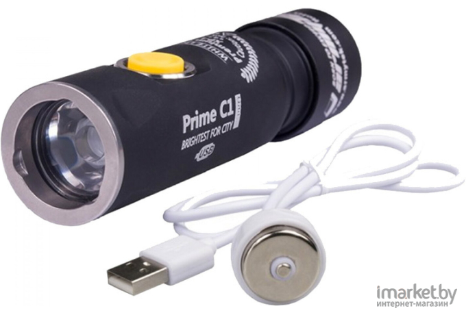 Фонарь Armytek Prime C1 Pro XP-L Magnet USB белый свет + 18350 Li-Ion [F05701SC]