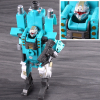 Игровой набор Darvish Робот-бластер с мягкими пулями голубой [DV-T-2002]