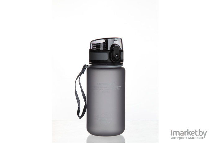 Бутылка для воды Colorful UZSpace Frosted 3034 серый