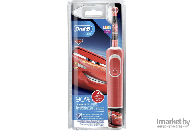 Электрическая зубная щетка Braun D100.413.2K Oral_B Cars 